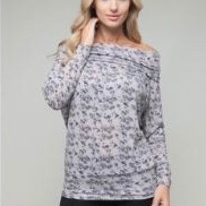 COMING SOON! Floral Cold Shoulder Dolman Top